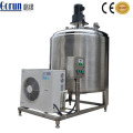 Maquinaria de procesamiento de alimentos Tanque de almacenamiento de acero inoxidable utilizado Tanque de enfriamiento de leche